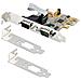 Scheda Seriale PCI Express a Due Porte; Scheda Di Interfaccia Seriale Da PCIe a 2x RS232 (DB9) - Foto miniatura 10