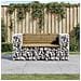 Panca da Giardino Design Gabbione 143x71x65,5cm Pino Impregnato - Foto miniatura 1