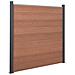 Maison Exclusive - Pannello di Recinzione in WPC 526x106 cm Marrone