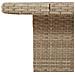 Tavolo Da Giardino Beige 80x80x71cm Polyrattan E Legno Acacia - Foto miniatura 7
