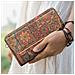 Pochette In Sughero, Collezione Mandalavibe Chiusura A Zip / Magnetica - Foto miniatura 4