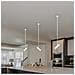Lampadario Portafaretto A Sospensione Cilindro Gu10 Asta Regolabile Bianco 209b - Foto miniatura 2