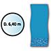 Liner Swirl Tondo D. 6,40m Per Piscine Fuori Terra - Li2148sb - Foto miniatura 1