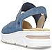 Blue Casual Open Sandals Sandali Sintetico E Tessile Scarpe Donna Blu Eu 40, V2010-14 - Foto miniatura 3