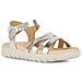 Sandal Soleima Sandali Pelle Di Mucca Scarpe Bambina Argento Eu 33, J45gsa 000cf C1007 - Foto miniatura 2