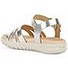 Sandal Soleima Sandali Pelle Di Mucca Scarpe Bambina Argento Eu 33, J45gsa 000cf C1007 - Foto miniatura 3