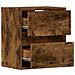 Mobile TV a Parete con Luci LED Rovere Fumo 41x31x45 cm - Foto miniatura 7
