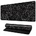 Tappetino Per Mouse Con Motivo Floreale Artistico Black L - Foto miniatura 1