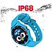 Smartwatch Bluetooth Per Bambini Impermeabile Ip68, Blu - Foto miniatura 3