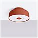 Lampada Da Soffitto Omiq Rosso Ocra Sl. 1681 - Moderno Lampada Da Soffitto Ocra Rossa 15x30x30 Cm - Foto miniatura 3