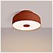Lampada Da Soffitto Omiq Rosso Ocra Sl. 1681 - Moderno Lampada Da Soffitto Ocra Rossa 15x30x30 Cm - Foto miniatura 4