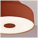 Lampada Da Soffitto Omiq Rosso Ocra Sl. 1681 - Moderno Lampada Da Soffitto Ocra Rossa 15x30x30 Cm - Foto miniatura 5