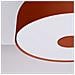 Lampada Da Soffitto Omiq Rosso Ocra Sl. 1681 - Moderno Lampada Da Soffitto Ocra Rossa 15x30x30 Cm - Foto miniatura 6