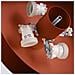 Lampada Da Soffitto Omiq Rosso Ocra Sl. 1681 - Moderno Lampada Da Soffitto Ocra Rossa 15x30x30 Cm - Foto miniatura 8