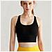 Reggiseno Sportivo Da Yoga Con Imbottitura Sul Petto, Top Corto Traspirante Da Allenamento  Xxl - Foto miniatura 4