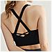 Reggiseno Sportivo Da Yoga Con Imbottitura Sul Petto, Top Corto Traspirante Da Allenamento  Xxl - Foto miniatura 5