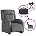 Poltrona Alzapersona Elettrica Reclinabile Grigio in Similpelle - Foto miniatura 6