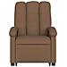 Poltrona Alzapersona Massaggiante Reclinabile Marrone Tessuto - Foto miniatura 8