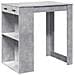 Tavolo da Bar Grigio Cemento 102x70x103,5 cm in Truciolato - Foto miniatura 1