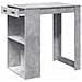 Tavolo da Bar Grigio Cemento 102x70x103,5 cm in Truciolato - Foto miniatura 4