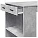 Tavolo da Bar Grigio Cemento 102x70x103,5 cm in Truciolato - Foto miniatura 8