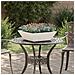 Vaso a Ciotola da Giardino 5 pcs Bianco 50 x 50 x 15 cm Acciaio - Foto miniatura 2