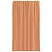 Tende in Voile con Tasche per Aste 2 pz Terracotta - Foto miniatura 4
