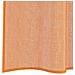 Tende in Voile con Tasche per Aste 2 pz Terracotta - Foto miniatura 5