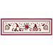 Tovaglia Centrino Runner Tavolo Fantasie Natalizie Centrotavola Cinigliato Made Italy 40x130 Elfo Stella - Foto miniatura 1