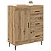 Credenza con cassetto Rovere artigianale 69,5 x 34 x 90 cm - Foto miniatura 3