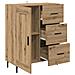 Credenza con cassetto Rovere artigianale 69,5 x 34 x 90 cm - Foto miniatura 5