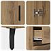 Credenza con cassetto Rovere artigianale 69,5 x 34 x 90 cm - Foto miniatura 9