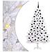Albero di Natale Artificiale con Rami Pieghevoli Bianco 180 cm - Foto miniatura 1