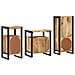 Set di mobili per il bagno 3 pcs Legno di mango massello - Foto miniatura 9