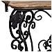 Console In Legno E Metallo Finitura Invecchiata 87x41x80h Cm - Foto miniatura 5
