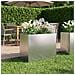 Vaso da giardino Argento 60 x 30 x 50 cm Acciaio Inox - Foto miniatura 2