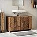 Mobile da bagno Legno antico 101 x 41 x 58 cm Legno multistrato - Foto miniatura 2