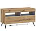 Mobile TV LED a 5 pezzi Rovere Artigianale Legno ingegnerizzato - Foto miniatura 4