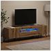Mobile TV LED a 5 pezzi Rovere Artigianale Legno ingegnerizzato - Foto miniatura 9