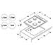 Piano Cottura CLG 64 SPX a Gas 4 Fuochi da 60 cm Colore Inox con FSD - Foto miniatura 8