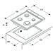 Piano Cottura CLG 64 SPX a Gas 4 Fuochi da 60 cm Colore Inox con FSD - Foto miniatura 2