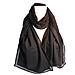 Sciarpa Unisex Pashmina 7084 Moro - Foto miniatura 1