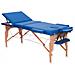 LETTINO DA MASSAGGIO IN LEGNO A 3 SEZIONI - blu - Foto miniatura 3