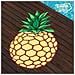Telo Mare Ananas Adventure Goods V0300757 - Foto miniatura 1