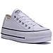 561680c Ct All Star Low Platform Trainer In White Black For Women - Foto miniatura 1