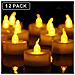 Tea Lights 12 Led Confezione Senza Fiamma Luce Del T Candele 100 Ore Realistica Sfarfallio Lampadina A Pile Tea Lights Stagionale E Festival Celebration Falso Elettrica Candle In Giallo Caldo - Foto miniatura 1