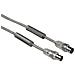 Antenna Cable with Ferrite Cores 90 dB, 1.5 m, Transparent Silver 1.5m Argento cavo coassiale - Foto miniatura 1