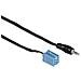 AUX IN Adapter for Becker / Blaupunkt / VDO 1.2m 3.5mm Nero cavo audio - Foto miniatura 1