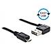 0.5m, USB2.0-A / USB2.0 Micro-B 0.5m USB A Micro-USB B Nero cavo USB - Foto miniatura 1