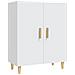 Credenza Bianca 70x34x90 Cm In Legno Multistrato - Foto miniatura 2